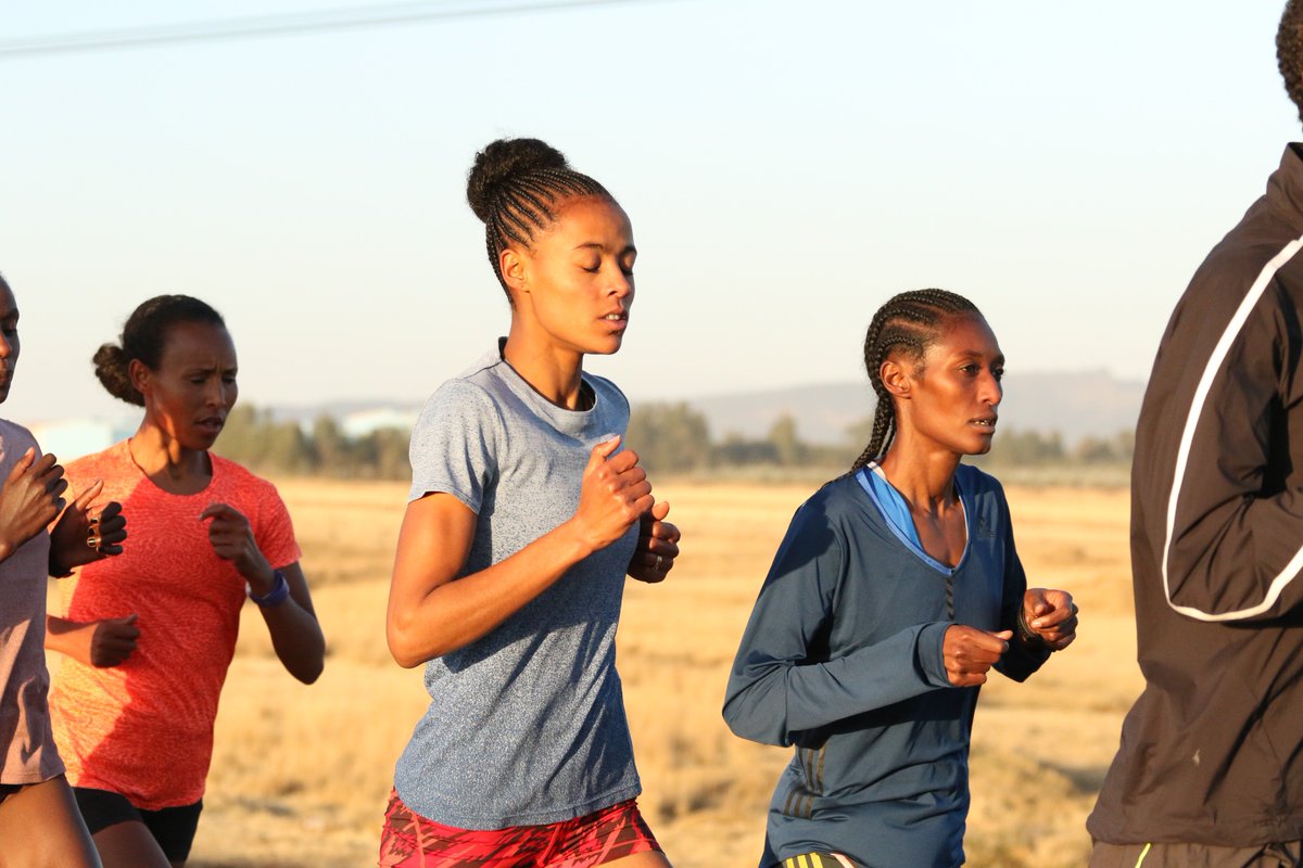 Jamaicamufa's tweet photo. After being runner up @ChiMarathon , Roza Dereje aimed high to win @LondonMarathon . She will run on the streets of London on Apr 28  to make history. @NikeRunning  @ESMINTL @gedemsathletes https://t.co/ayMelO621Q