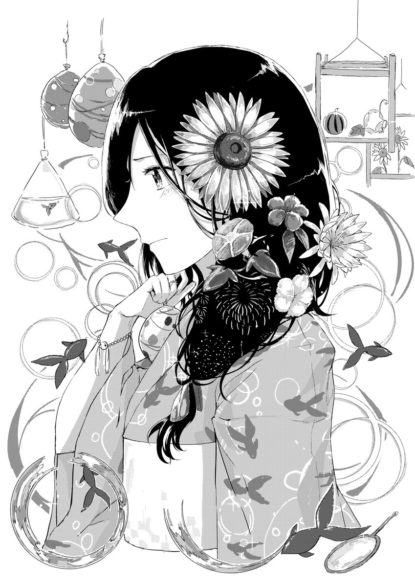 そういえばどこにも出してなかった(はずの)絵がいくつかあったので。左向きばっか…! 