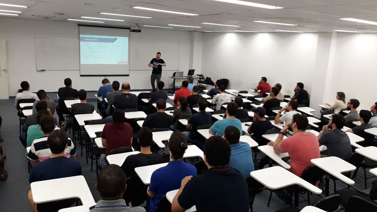 cynthiazanoni's tweet image. Parabéns as comunidades #DotNetSP e #DotNetCampinas por um #MicrosoftConnect lotado! #handson #gocommunity
