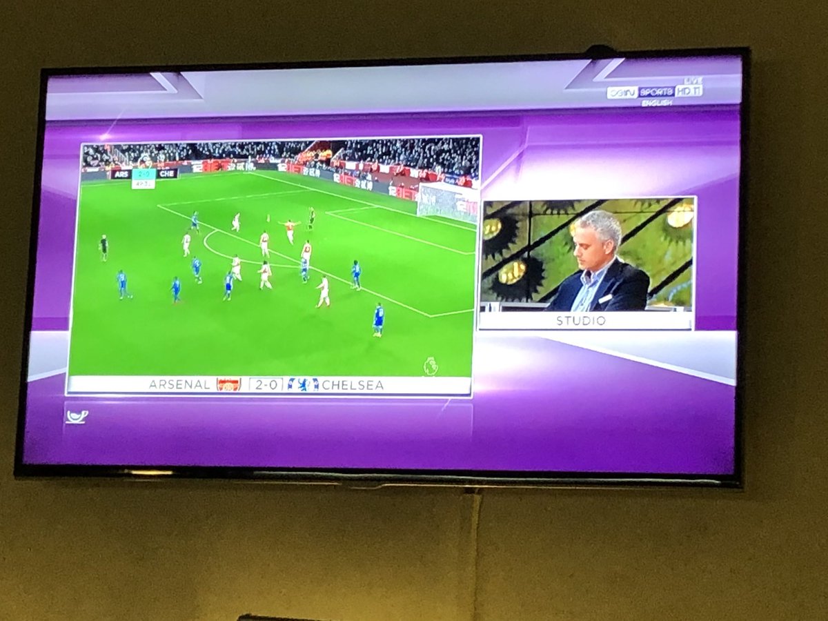 Amazing ... match is on but producers of @beINSPORTS are more excited by having Mourinho so they have him talking about himself -
Not the match. Itβs there to see without commentary. @GaryLineker would never allow this on #MOTD!