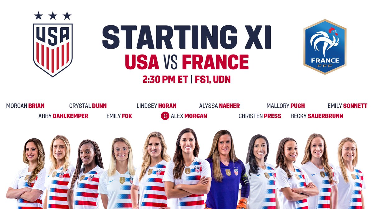 Our road to the World Cup starts vs. the hosts. Meet our first XI of 2019‼️
Lineup notes » http://ussoc.cr/xifs