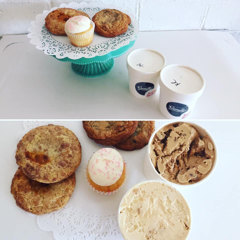 Fresh baked treats from Sugar Mama’s kitchen and frosty pints of gelato from <a href="/GemelliATX/">Gelateria Gemelli</a> — now that’s a perfect Saturday. 😋🍨🍪🧁💘