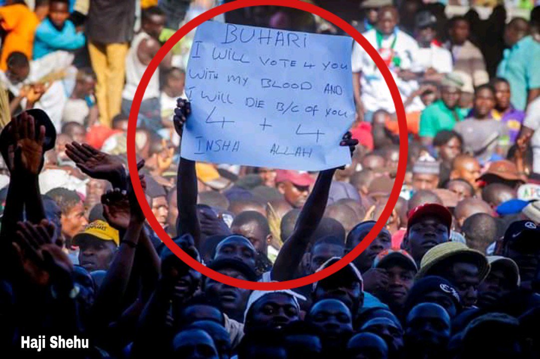 Haji_Shehu's tweet photo. Such love! This isn't Daura, this is Jos the capital city of Plateau state. #PlateauDecide #NigeriaDecides2019 #PMBInPlateau

@BashirAhmaad @APCUKingdom @Mr_JAGs https://t.co/3Srs5LoSaC