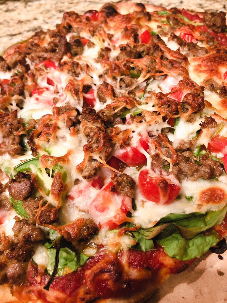 allisonspaige's tweet photo. Last night we showered and were in pajamas by 6 then made homemade pizzas and I fell asleep by 9. Yup, I guess this is what they call #adulting https://t.co/bfL3MMzF12