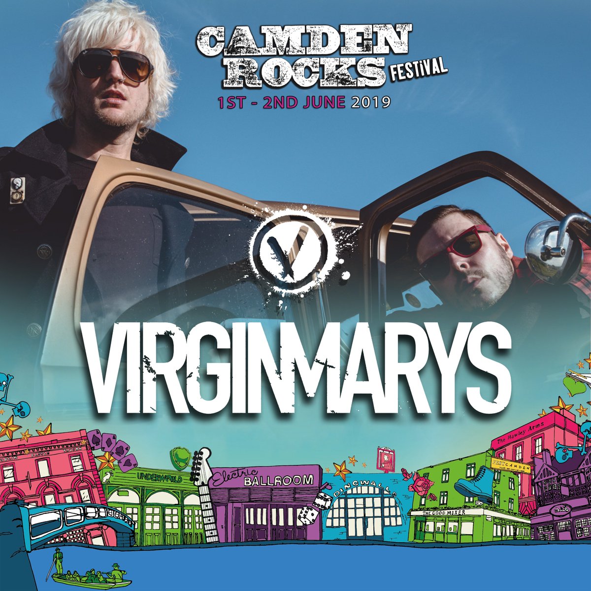 CamdenRocksFest's tweet photo. Imagine if #Lemmy had started a band with @JohnLennon & #JohnBohnam... that's the caliber of music to expect from #CamdenRocks veterans @TheVirginmarys! New album, new tour, and #CamdenRocks in the diary. Listen to #LookOutForMyBrother" via our playlist at https://t.co/mMSoqQwMqx https://t.co/5ApEEOaHLv