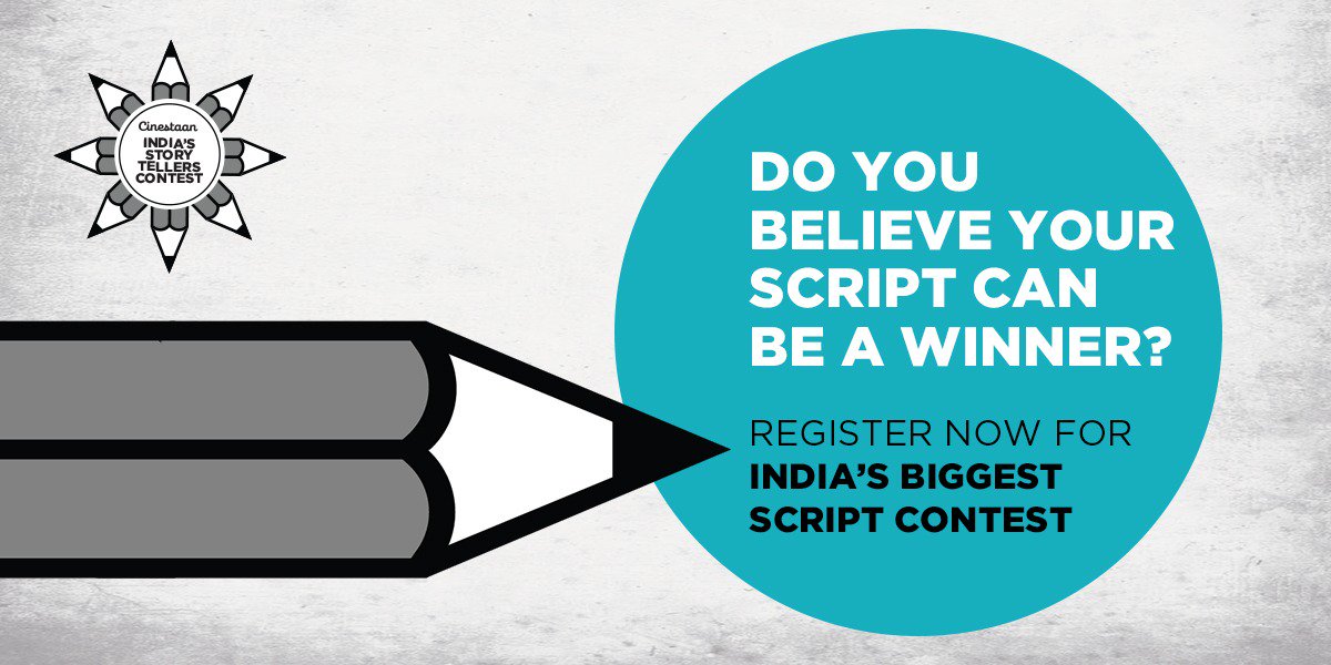 cinestaan's tweet image. Due to overwhelming requests and responses, the last date of submission of synopsis for Cinestaan India’s Storytellers Contest has been extended to 12th February, 2019. Send your winning script to us here: bit.ly/Apply_Storytel…
#ScriptContest #CinestaanStorytellers