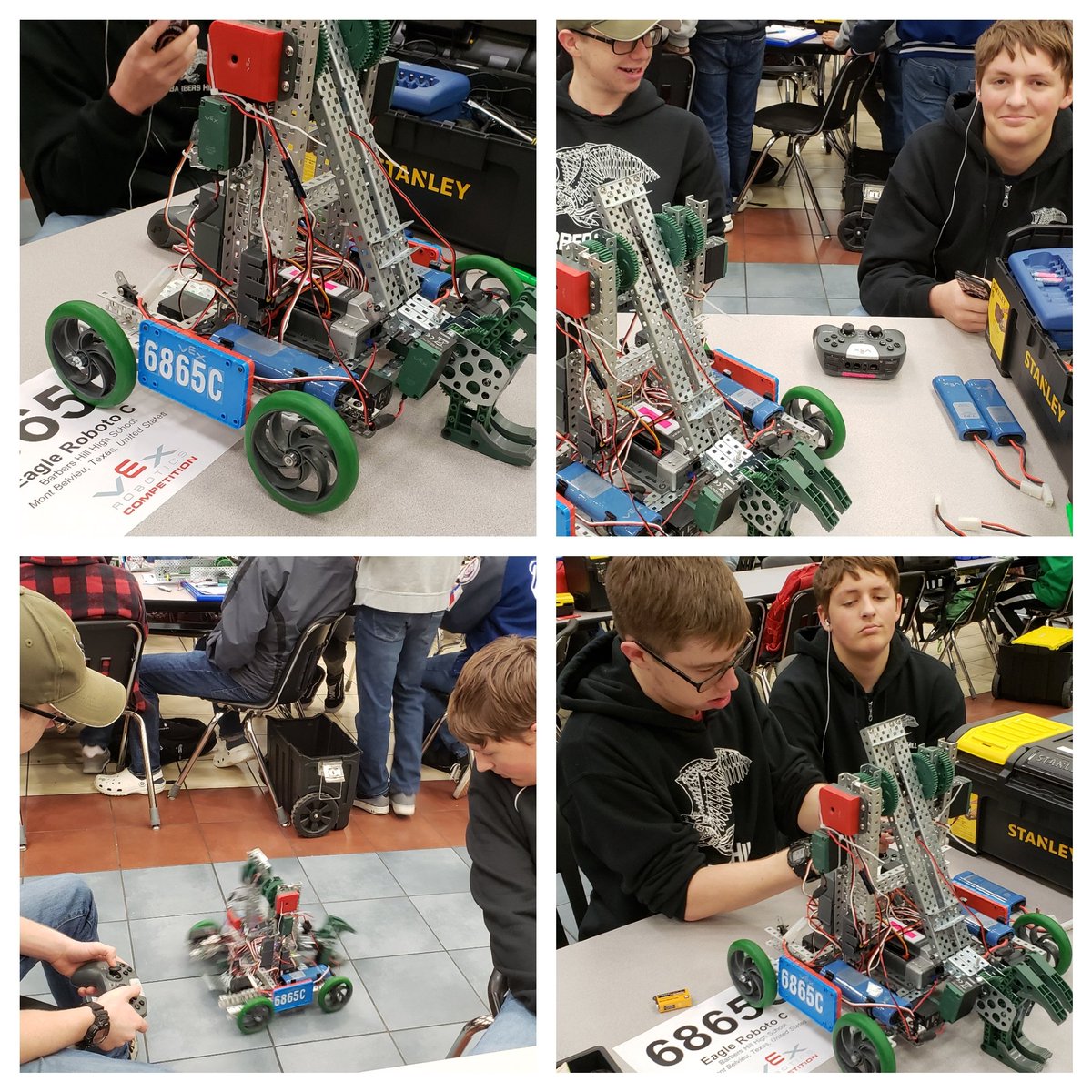 BH_Stem's tweet photo. Eagle Roboto is ready to robot!! @VEXRobotics @BHISD @BHEagleCTE @barbers_hillhs https://t.co/Ol6QNNwpdS