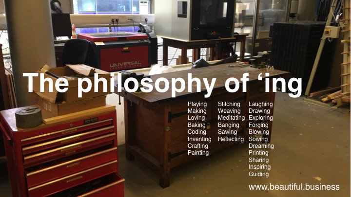 alansmlxl's tweet image. In one of our Beautiful Leaders &amp;amp; Makers sessions. Someone said to me. &quot;Beauty is a verb – I Do&quot;. if so what is your &apos;ING? #dodesign