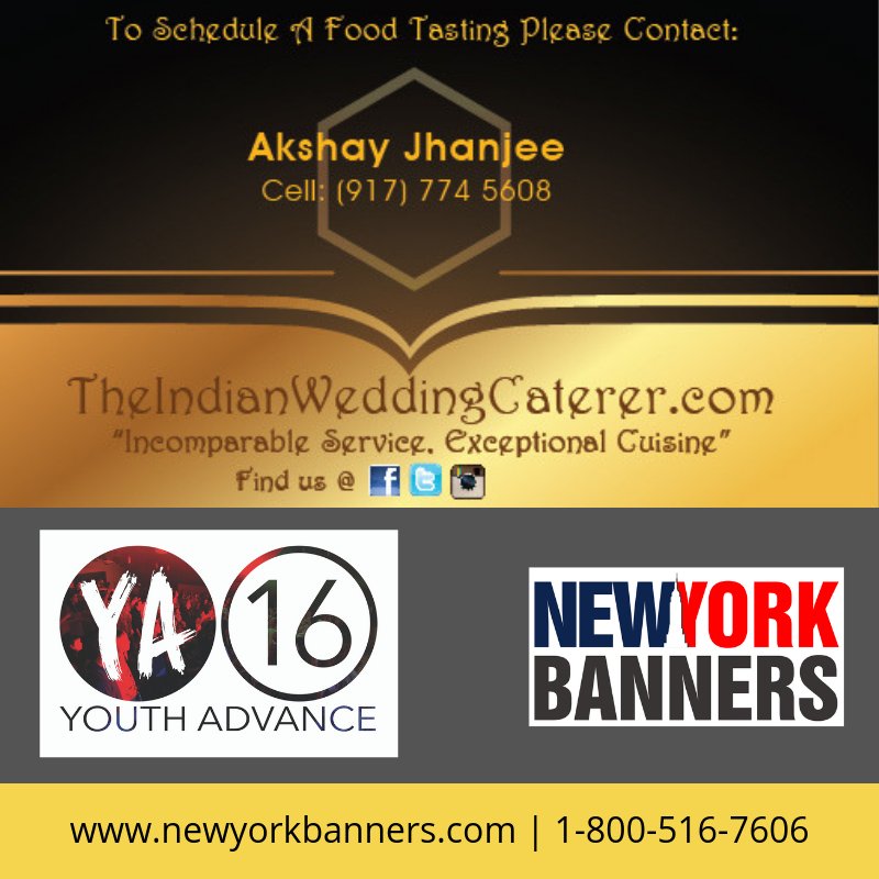 NewYorkBanners's tweet photo. See our wonderful print work for #TheIndianWeddingCaterer #YouthAdvance
Powered by #NewYorkBanners
https://t.co/sw06Y8OIMe
#NYC #OnlinePrintingMegastore #LargeBannerPrinting #NewyorkCity #OnlinePrintingShop #LargeFormatPrinting #NewYork #CustomBannerPrinting #BannerPrinting https://t.co/Uk2Q8EWlfY