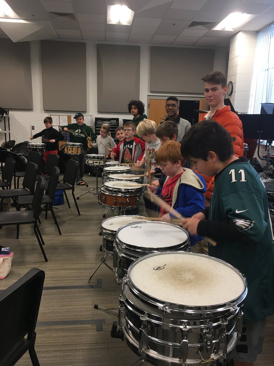 drumline_cghsnc's tweet photo. Percussion Clinic at CGHS students  from St Mary Magdalene and Cathedral along with CGHS student leaders https://t.co/MgqCNH3lJe