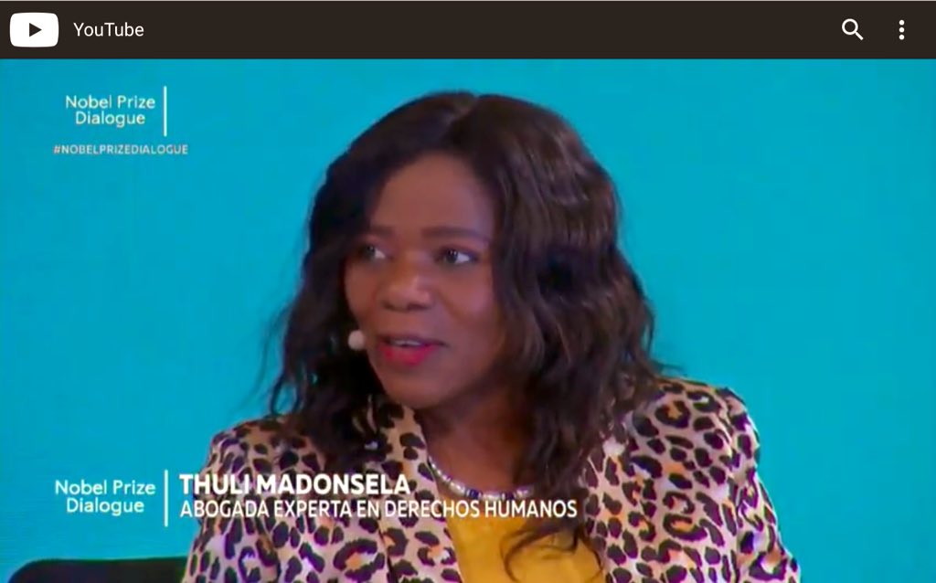 ThumaFoundation's tweet photo. Happening Now!
https://t.co/AbyvHe118X
Our learning to be human should reinforce adaptability.
-Prof @ThuliMadonsela3
#LearningToBeHuman
#HumanRights
#NobelPrizeDialogue https://t.co/vKLnI1MvQn