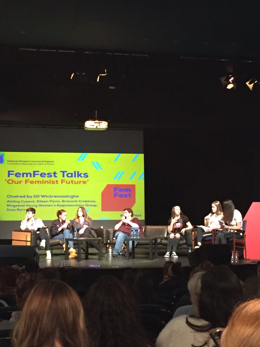Excited for Ringsend Young Women’s Empowerment Project to speak today at #FemFest alongside other inspirational women such as @Love1solidarity #ThisIsYouthWork @nycinews @ywirl #youthwork
