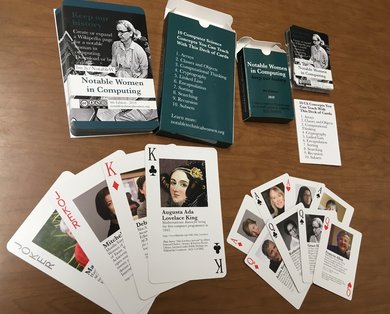 stevenpfloyd's tweet image. I just came across these this morning, notable women in computing playing cards... Order decks for the classroom, or print your own...
www2.cs.duke.edu/csed/wikipedia…
#ontarioCodes #canCodes
