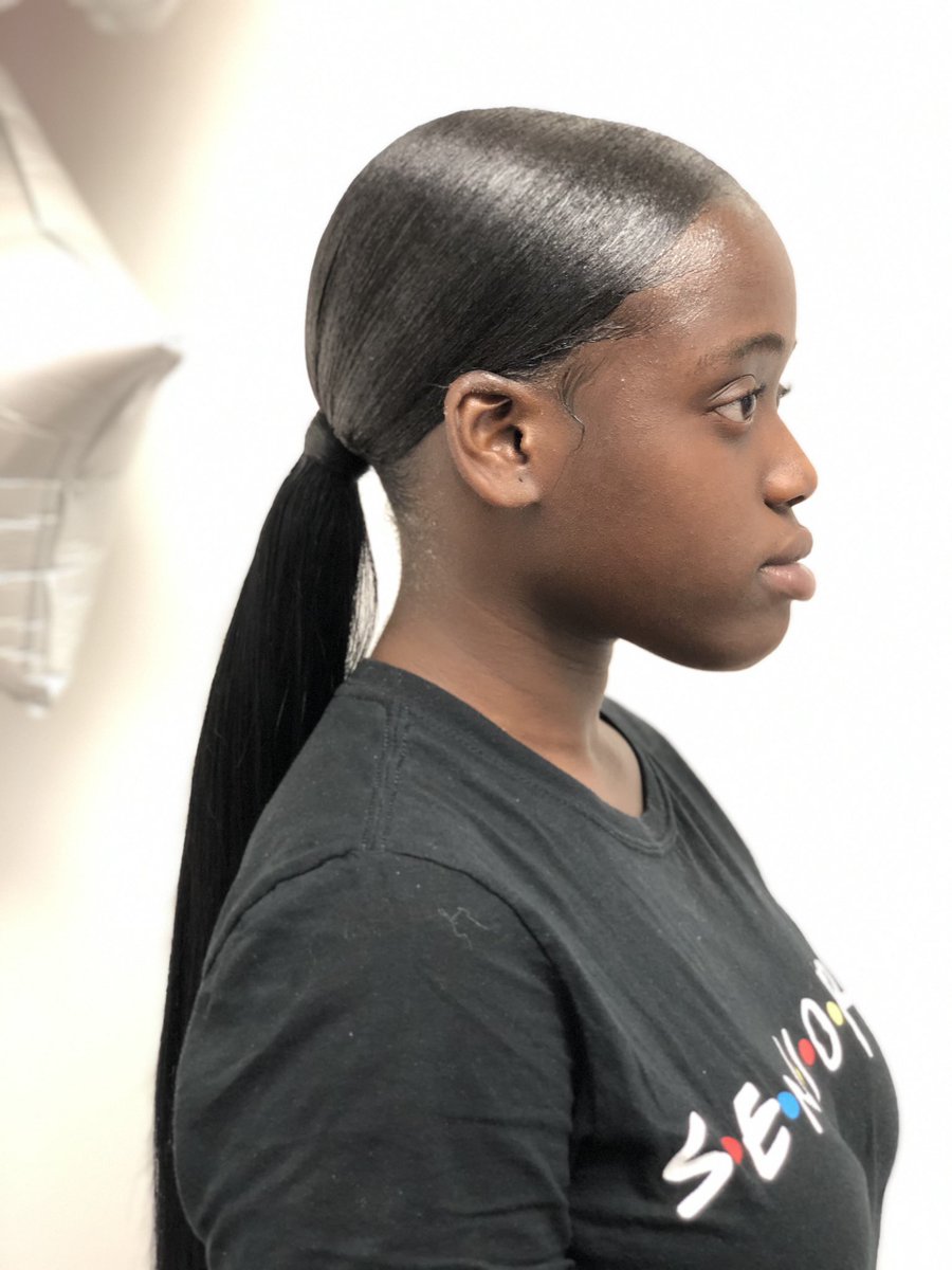 Going to a wedding and need something cute and elegant? Well book your appointment today. #ponytailweave #ponytail #atlponytails #extendedponytail #sleekponytail #sleekponytails #quickweaves #miamihairstylist #miamihair  #miamihairsalon #miamihairdresser #miamiwedding #weddings