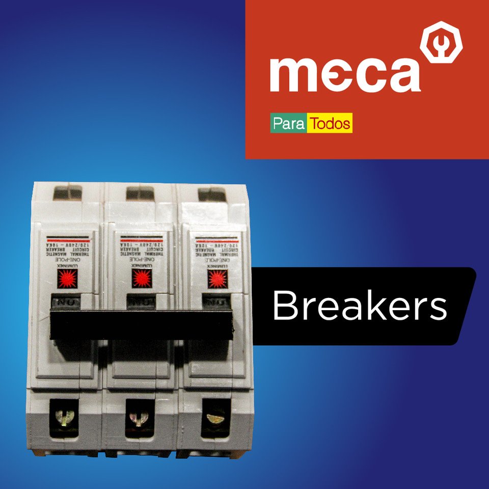 #19Ene En <a href="/MecaParaTodos/">Meca Para Todos</a> tenemos la mayor variedad de breakers que necesitas para tu hogar y oficina, que esperas no demores mas y ¡VISITA NUESTRAS TIENDAS! acá encontrarás las mejores promociones.