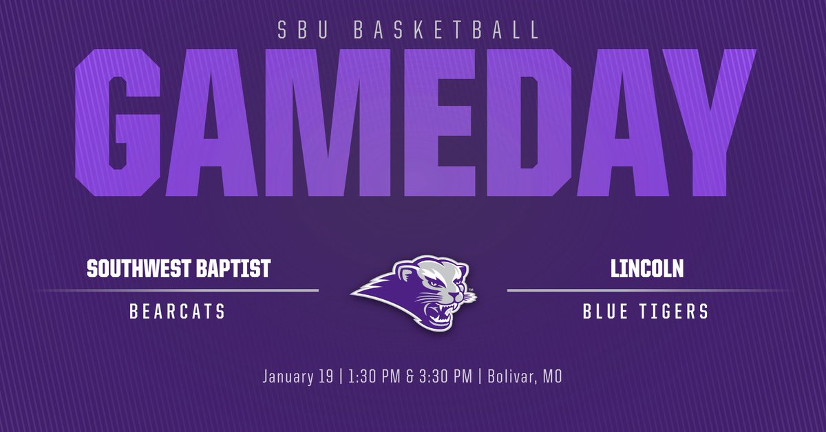 sbubearcats's tweet photo. #GameDay #Bearcatroar 
🏀 @SBUbearcatsWBB VS @LUBlueTigers_WB 
🏀 @sbumbb VS @BlueTigerbball 
📅 Saturday, January 19, Women @ 1:30PM, Men @ 3:30PM
📍 Bolivar, Missouri
📈 https://t.co/DH29LFhS2d
📈 https://t.co/rLr5FA0XMT
📺 https://t.co/u4Qg3j7LBe https://t.co/EKVzFZqcuR