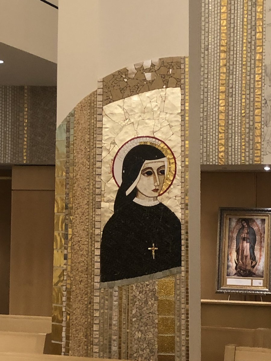 At the St John Paul II memorial <a href="/MrsCNolan/">Catherine Nolan</a> <a href="/CCCWestHoxton/">Clancy Catholic College</a>