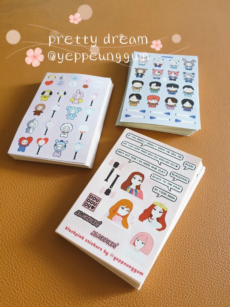 pop x print on twitter sticker sheet blackpink bts superjunior digital printing sticker paper full color print half die cutting credits to yeppeunggum popxprint https t co ofpftk9r90 twitter