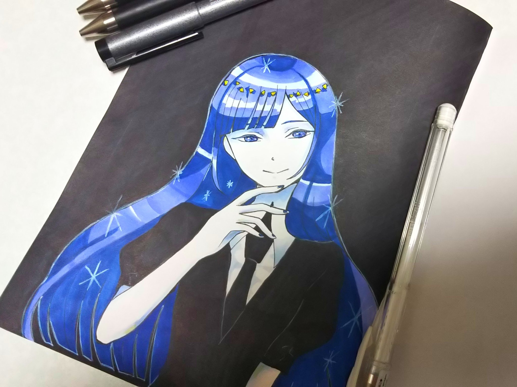 Chiko Ar Twitter 宝石の国 よりラピス ラズリ 久々にアナログでイラスト描いたのに色塗り思うようにいかなかった 宝石の国 はもう大好きな作品 また今度リベンジに別の宝石描こう 宝石の国 ラピス Chiko Ar Twitter 宝石の国 よりラピス ラズリ 久々にアナログでイラスト描いたのに色塗り思うようにいかなかった 宝石の国 はもう大好きな作品 また今度リベンジに別の宝石描こう 宝石の国 ラピス