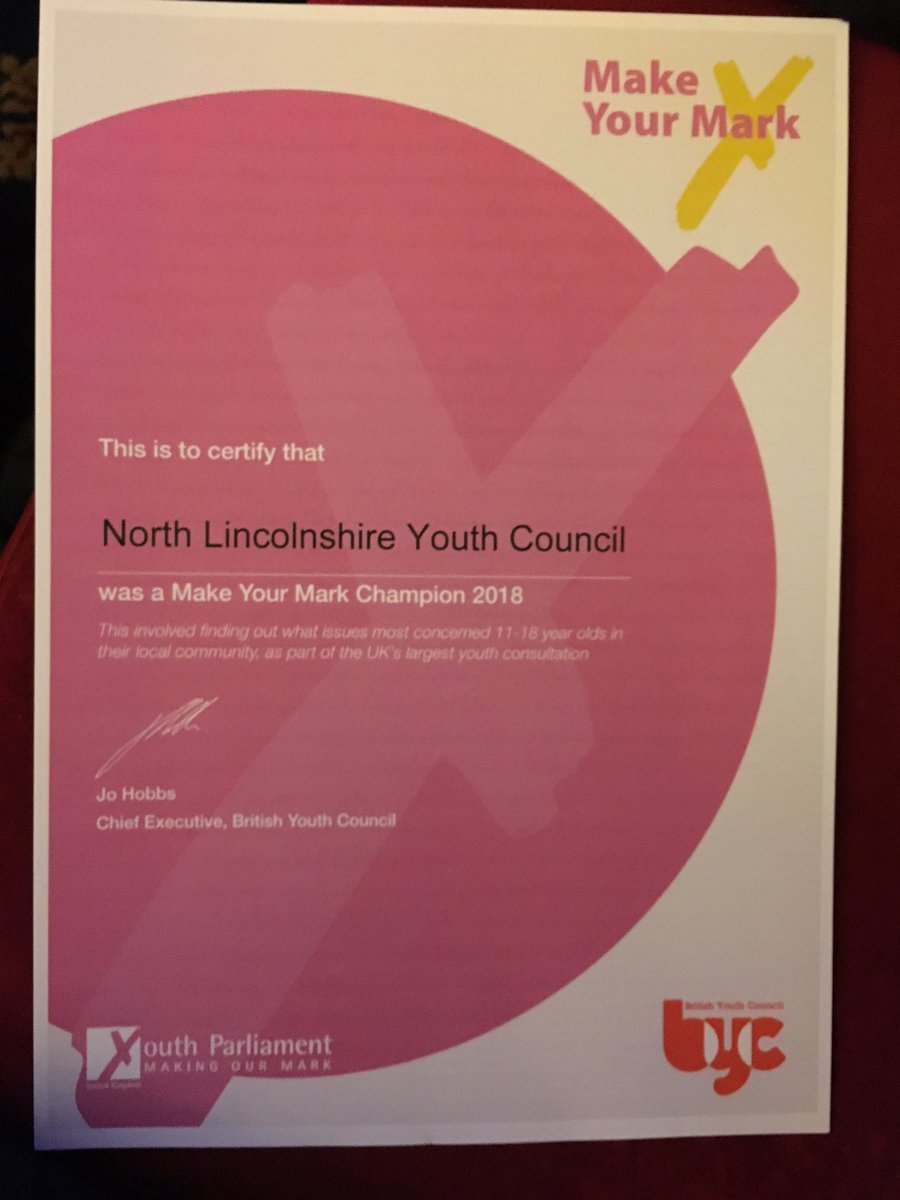 wamanda410's tweet photo. North Lincolnshire won the Make your mark award for the Highest Percentage Turnout in Yorkshire and Humberside ❤️✌🏻 welldone everyone ❤️ @NLCYC #youthvoice https://t.co/cYryeAuKbf