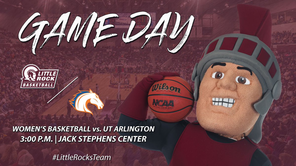 MaximusLR's tweet image. 🚨 IT’S GAME DAY! 🚨

@LittleRockWBB takes on UT-Arlington today at 3:00 p.m. at the Jack Stephens Center! Be there!

TIX 🎟️: bit.ly/2FOWrsS

#LittleRocksTeam