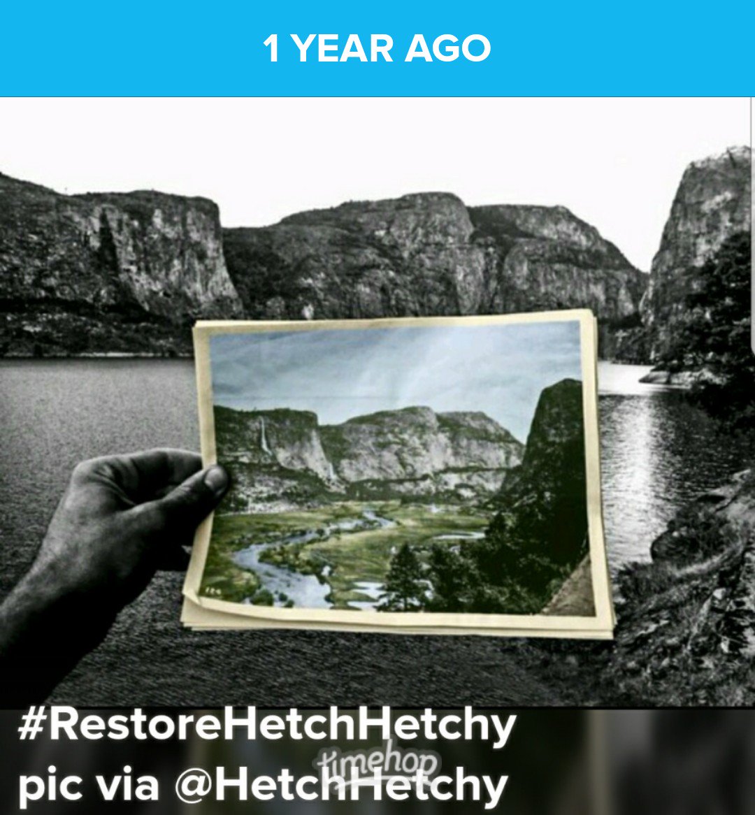 saunieindiego's tweet image. #RestoreHetchHetchy
