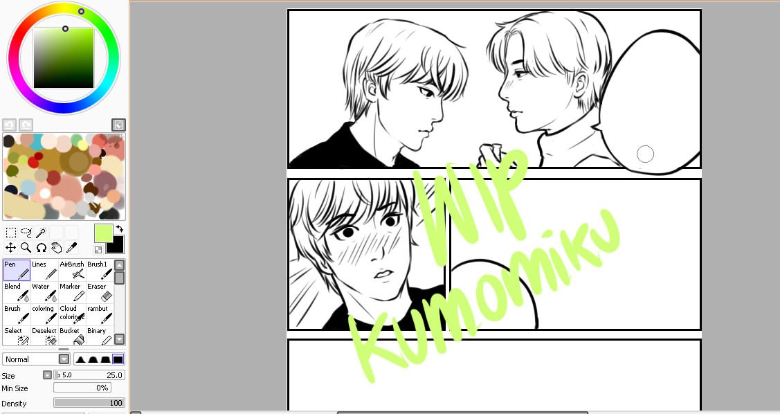 kumomiku's tweet photo. a little practice. lol to minhyuk's face in the 2nd panel π
#workinprogress #comicpractice https://t.co/QwixhZG1vC