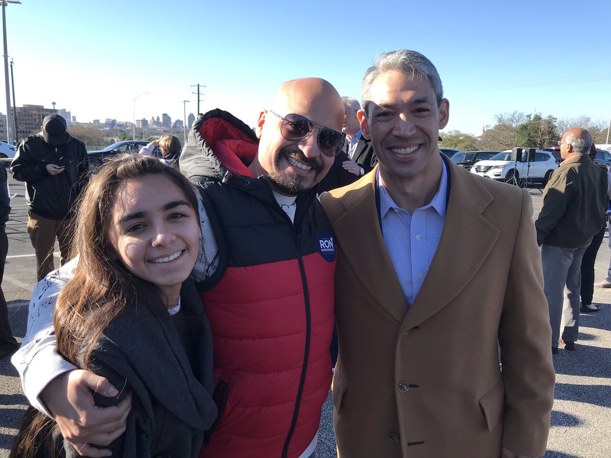 Ron_Nirenberg's tweet photo. Building The City You Deserve Together. Kicking off our re-election campaign to create opportunity for ALL sides of San Antonio. #RonForSA2019 #VoteRonSA #TeamRon #BuildingTheCityYouDeserve https://t.co/4GoUUhehqz