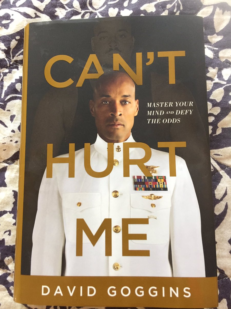 I just finished reading David Goggins book. Talk about inspiration on steroids. Helped me set a new cycling pr. Thanks #richroll and #canthurtme. #thehealthygiraffe