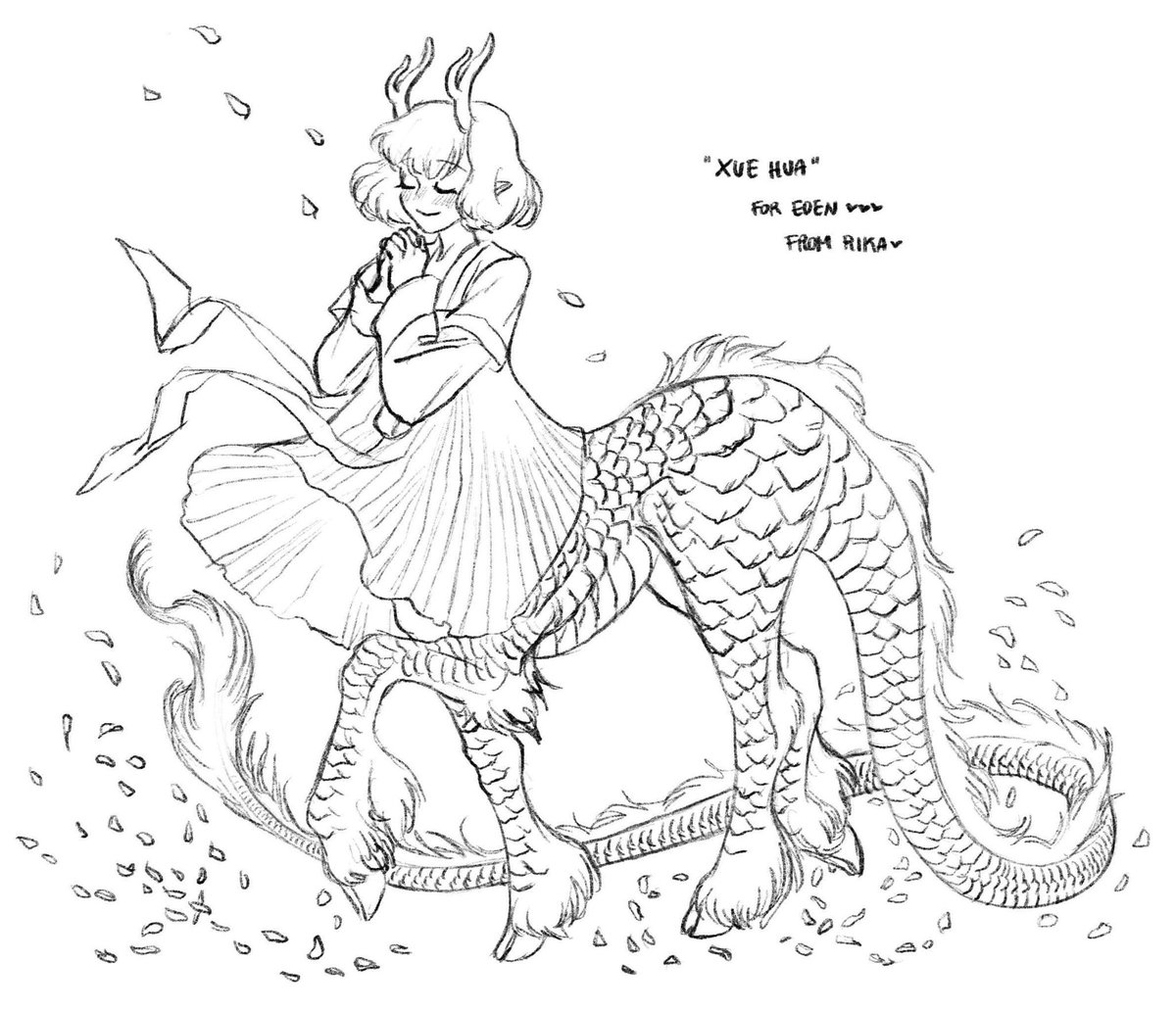 Smol gift art for @Edendenoden ???? Love ur best qilin girl 