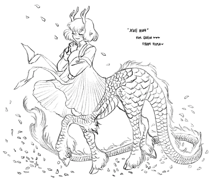 Smol gift art for @Edendenoden ???? Love ur best qilin girl 