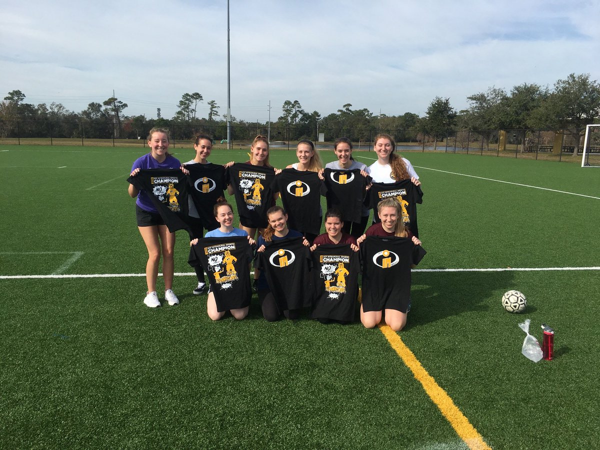 Delta Zeta starting the kickball tournament off with the first win of the day!