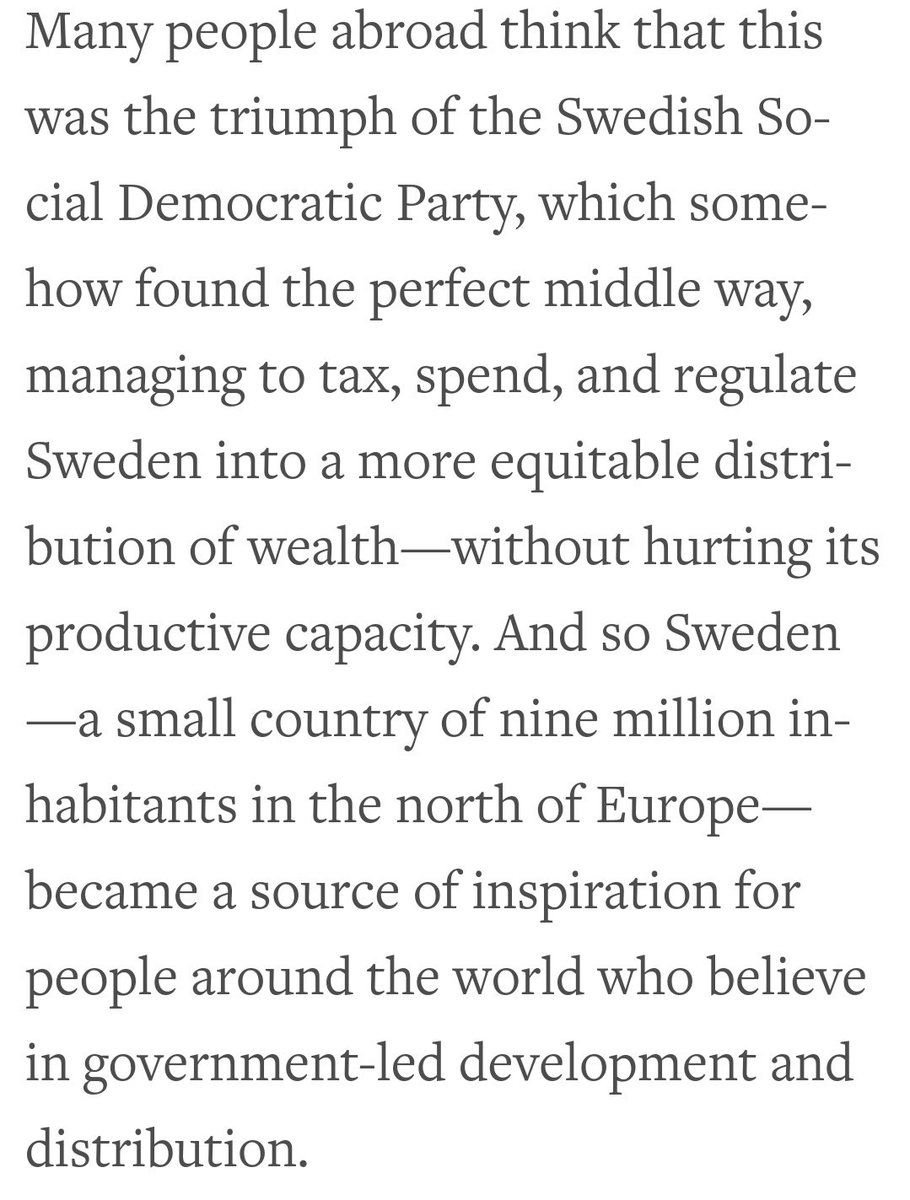 From one of the poorest countries in Europe to the fourth richest, behind only the US, Switzerland and Denmark. "How Laissez-Faire Made Sweden Rich [1850-1950]" -  @johanknorberg  http://bit.ly/19FikTD&nbsp;