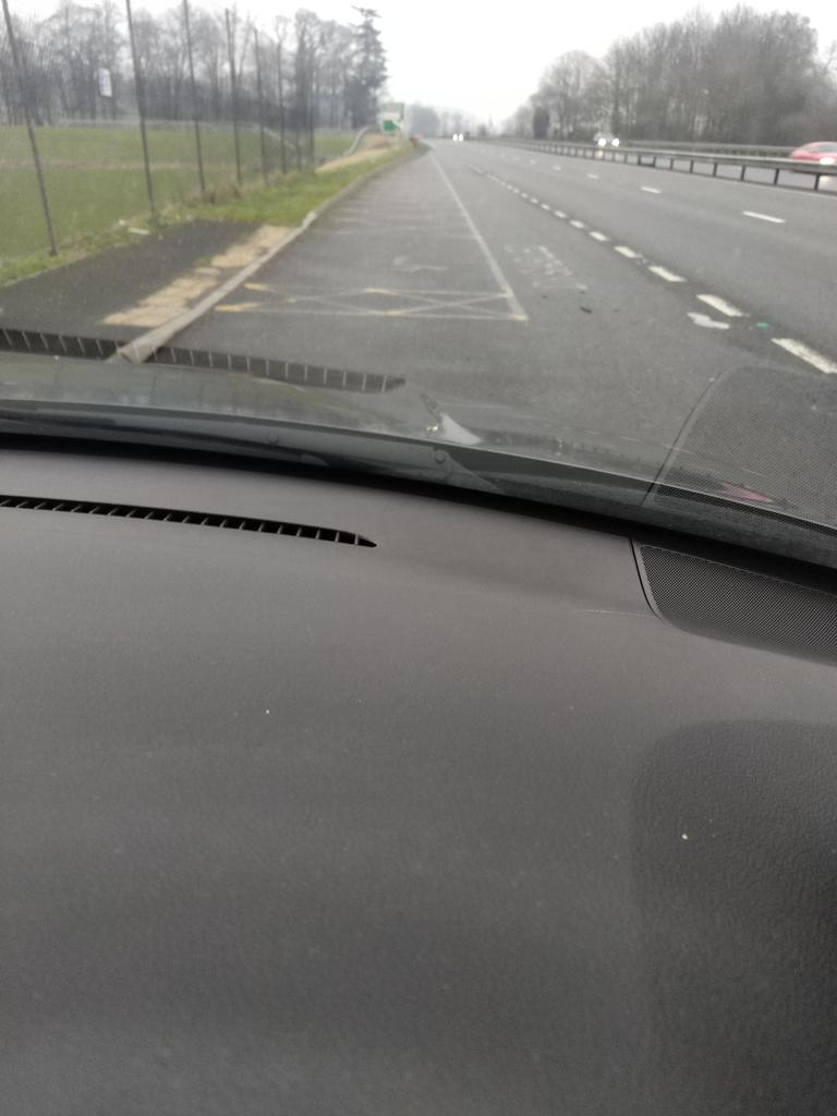 What's the use of a disabled parking space in a layby . Maybe just a Scottish thing