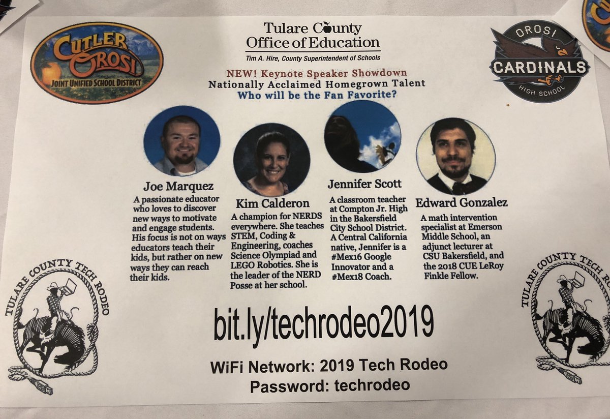 stephgteach's tweet image. TCOE Tech Rodeo! Let’s get ready!! ##VisaliaEdTech #TechRodeo #MFHhuskies