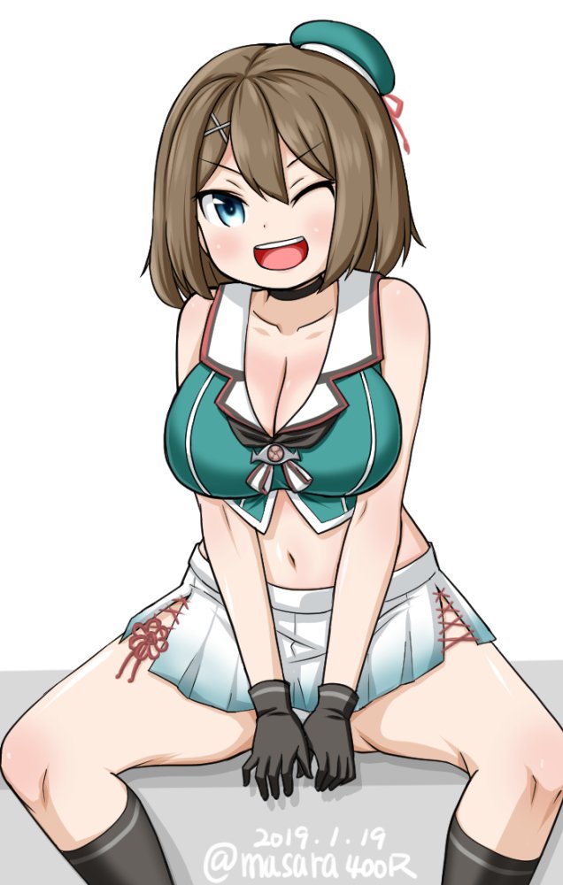 摩耶(艦これ) ,maya_kai_ni_(kancolle) 「#艦これ版深夜の真剣お絵描き60分一本勝負
#艦これ版真剣お絵描き60分一本勝負」|マサラ@Trident660のイラスト