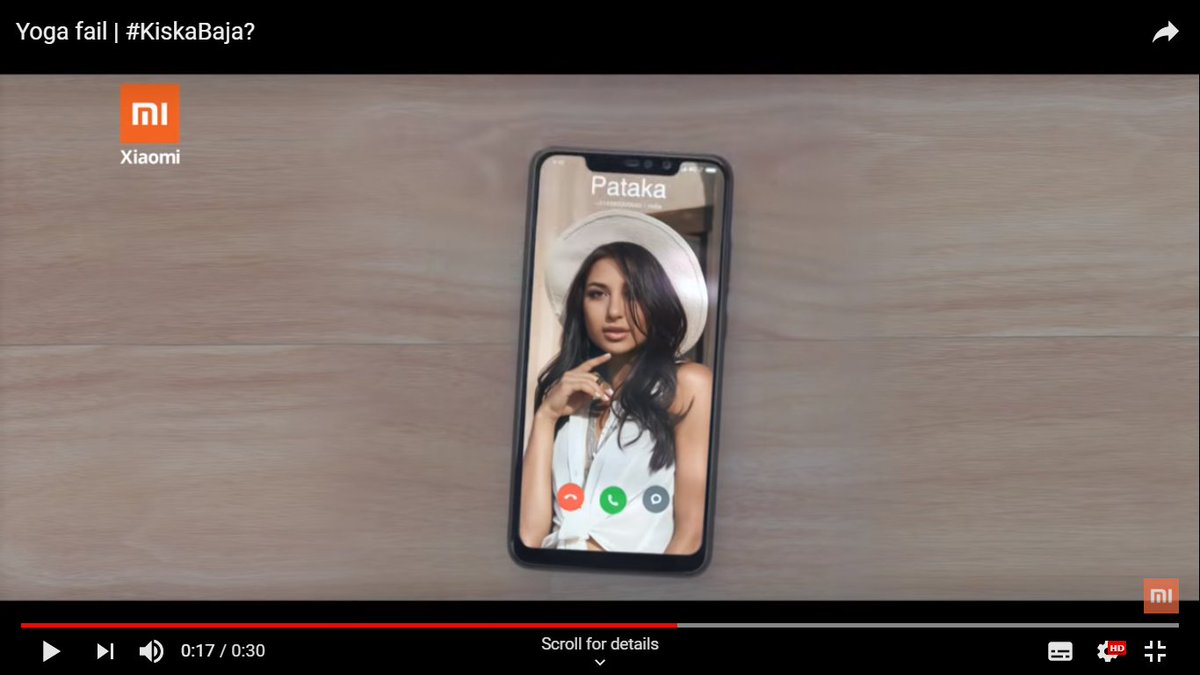 Hey @xiaomi @XiaomiIndia so in a country which is talking a lot about #sexism and #feminism you went ahead and named a woman contact "Pataka". So uncool. #KiskaBaja?
