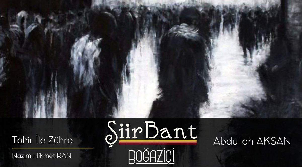 Nazım Hikmet'in "Tahir İle Zühre" şiiri, 
Abdullah Aksan'ın seslendirmesiyle  
Şiirbant Boğaziçi kanalında yayında!

youtube.com/watch?v=2g2PWU…