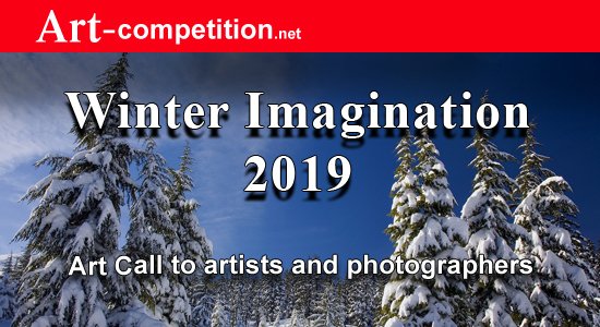 ArtistWebsite's tweet image. Art-Competition.net is proud to announce the Art Call Winter Imagination 2019. There will be 5 Winners and 10 Honorable Mentions. This competition is open to all artists and photographers worldwide.
art-competition.net/Contest_Inform…