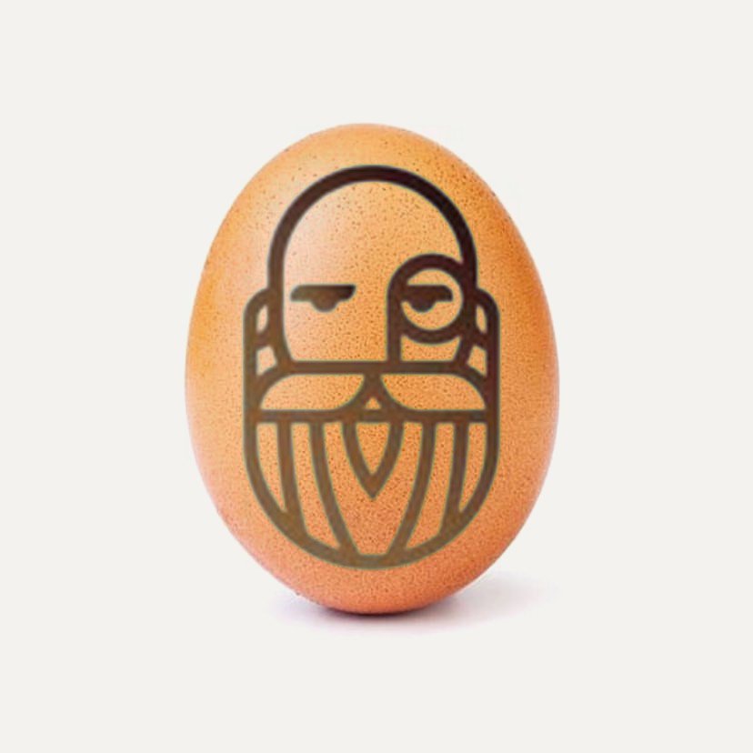 mrgoldbeardcare's tweet image. Porque este huevo también tiene barba 💪🧔🏻 #19Ene #WorldRecordEgg #mrgoldbeard #barba