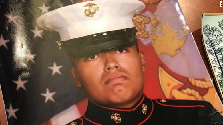 He's a US citizen who was born and raised in Michigan. He's a Marine veteran who served in Afghanistan. And last month, he spent several days in Immigration and Customs Enforcement custody. https://cnn.it/2HlyfRA