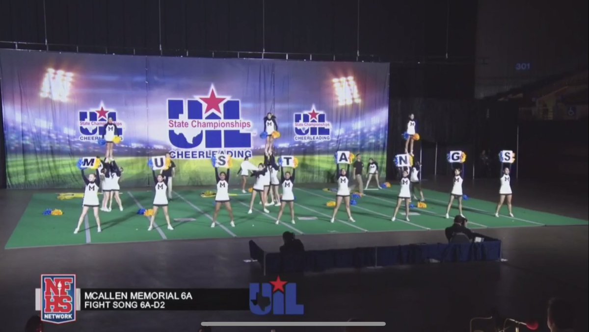 ramjrcastillo's tweet photo. Memorial HS Cheer taking the mat at UIL State Competition!! Good Luck Mustang Cheer!! #going4thetitle @Pride_Mustangs @memstuco @letsgomustangs @mcmemfootball https://t.co/qOWfkZ819C