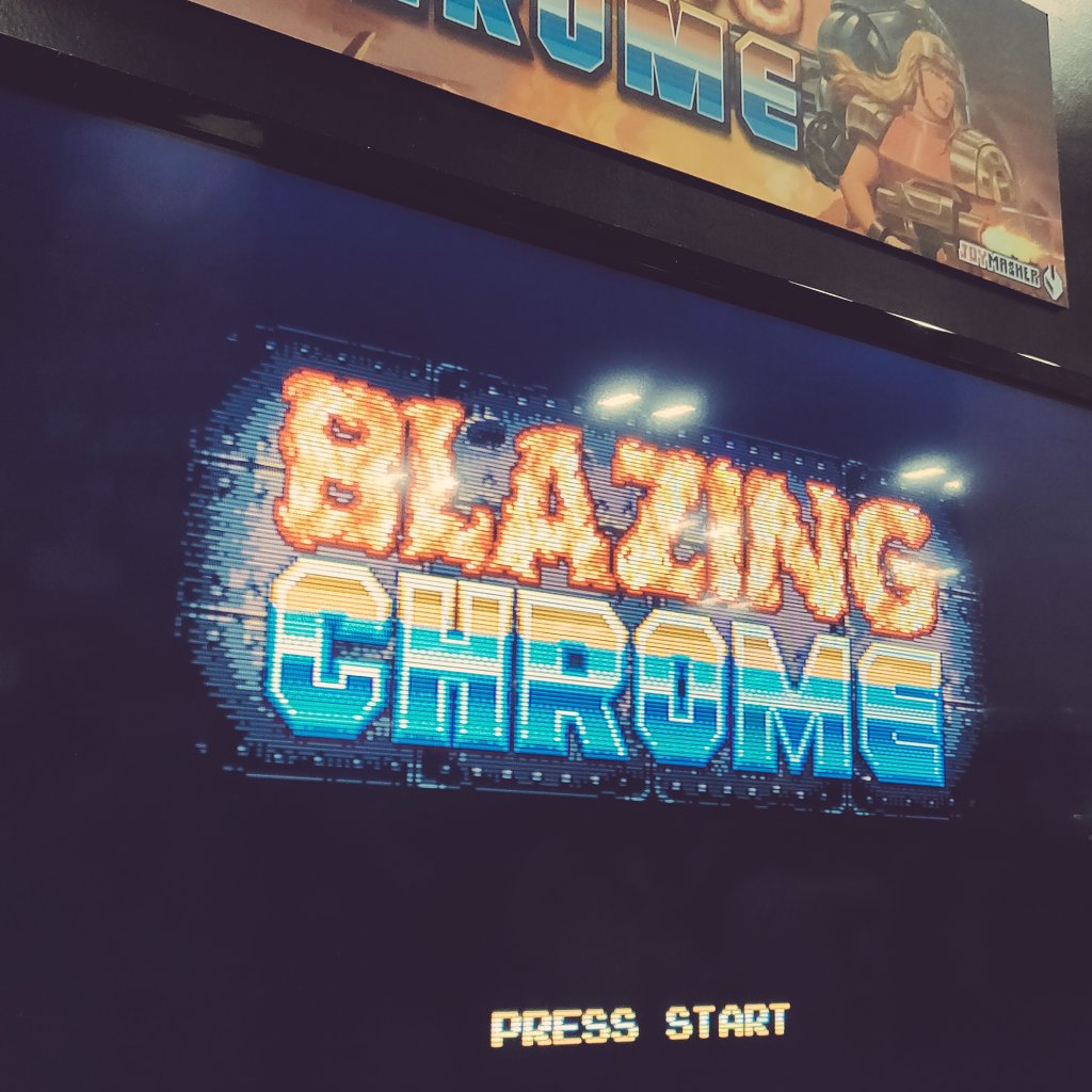 TheArcadeCrew's tweet photo. #PAXSouth2019, San Antonio, Texas, day 2.

Dark Devotion, Blazing Chrome, Young Souls, all playable at @TheArcadeCrew booth.

Come and give us your love. https://t.co/aEeSrdYSmq