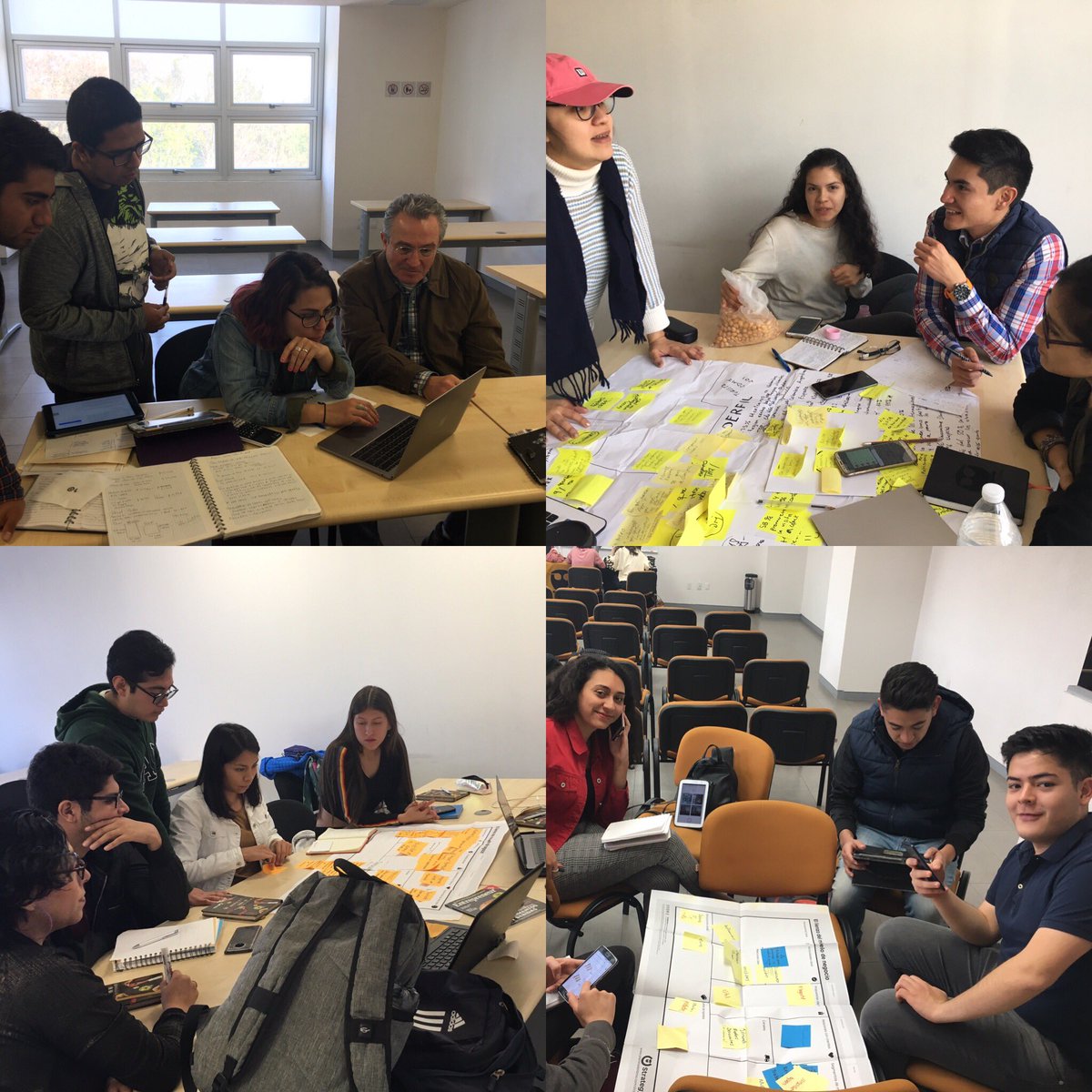 EmprendeFq's tweet photo. Segundo Sábado de Bootcamp y los chic@s trabajando en sus #proyectosdeemprendimiento con #mentores https://t.co/i0qENW7Hwv