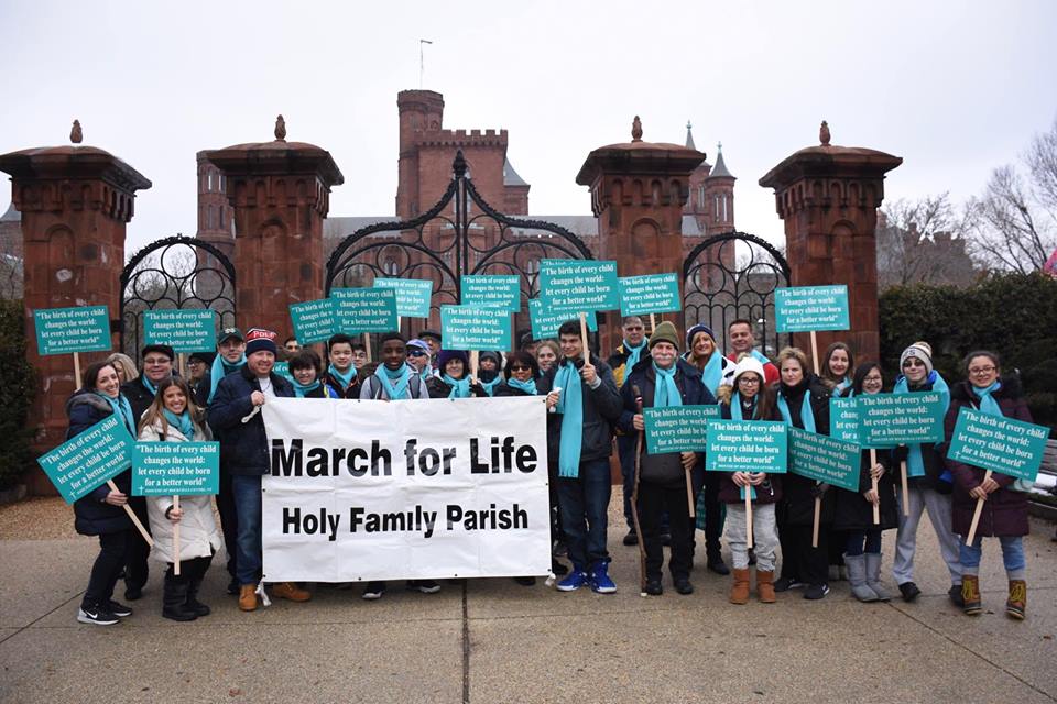 HicksvilleAOH's tweet photo. THANK YOU - to all for taking the time to STAND UP FOR LIFE. All the Diocese, Parishes, Schools, and Hibernians came out to show there is a need to respect every person.  @Hibernians4Life, @NYAOH1 https://t.co/HKrJxszVx2