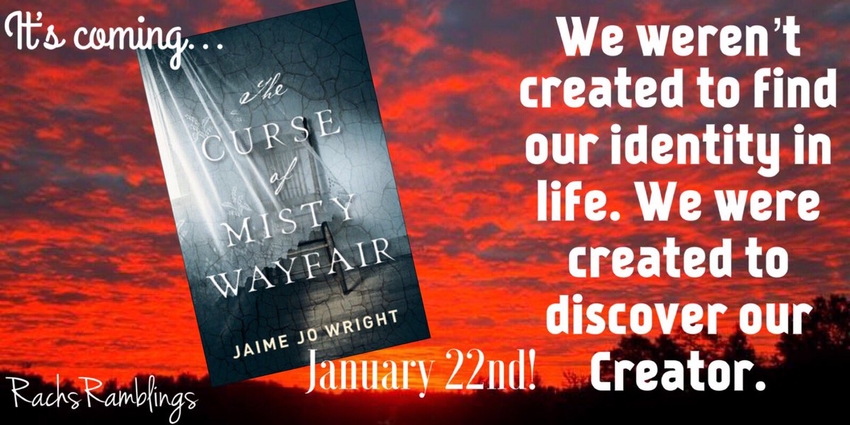 RachsRamblings1's tweet photo. #TheCurseOfMistyWayfair a fantastic #NewRelease coming from @jaimejowright Get it here ~ https://t.co/1GzipQGHWr ~ or at your favorite retailer! #fiction #Christfic #5Stars #timesplit https://t.co/mISXqyiAHT