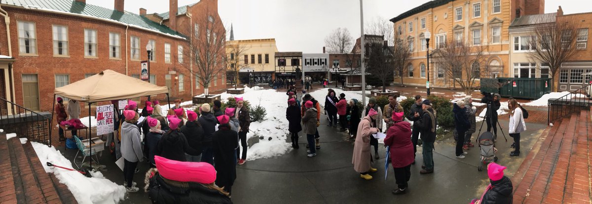 Getting ready for the Women’s March in Winchester!