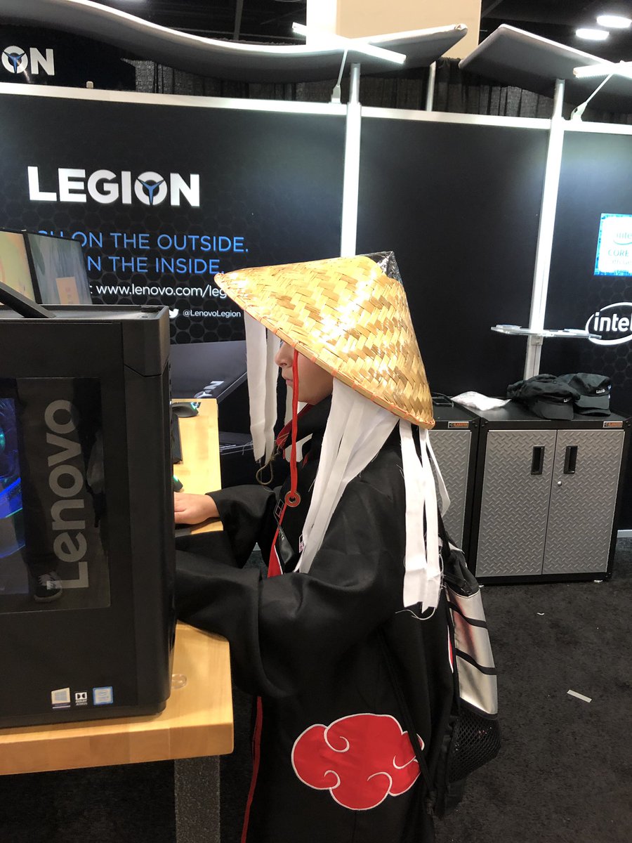 Crushing it at CupHead in the #LegionPAXSouth booth.