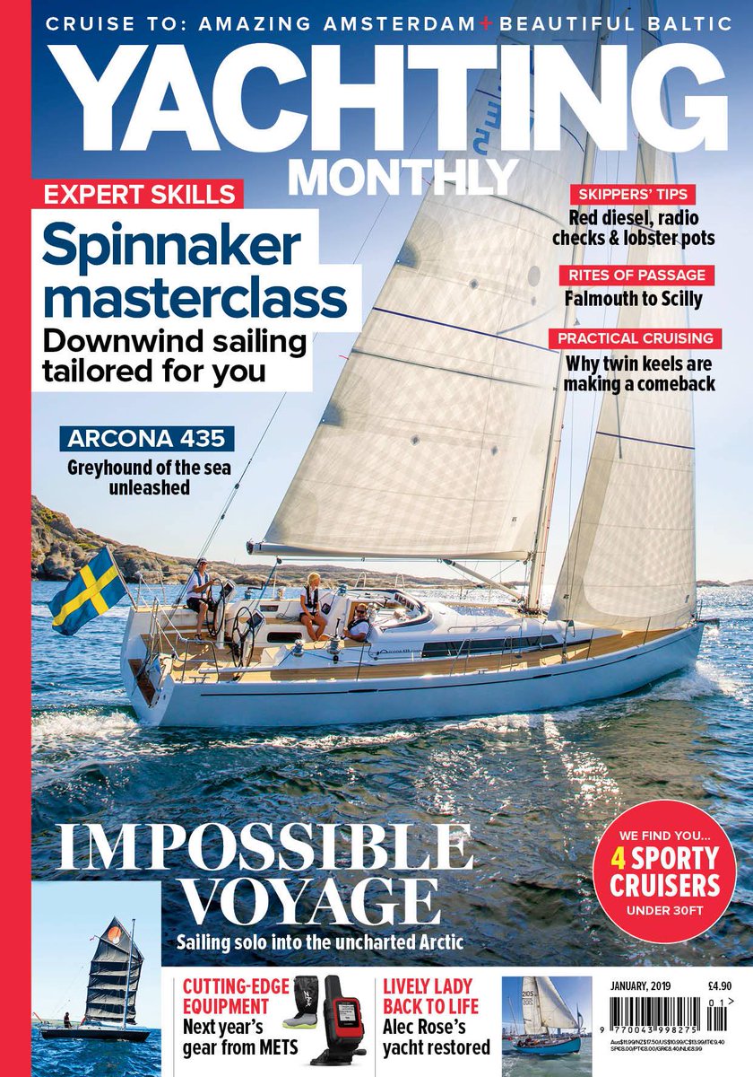 Read the latest #Arcona435 #BoatTest from #YachtingMonthly! 
Click here: bit.ly/A435YM0119. 
Come and see her for yourself at #bootduesseldorf! Stand 16 C38.
#boot19 #boatshow #ArconaYachts <a href="/yachtingmonthly/">Yachting Monthly</a> <a href="/nonstopboot/">boot Düsseldorf</a> <a href="/SnapperSnooks/">Graham Snook</a>
