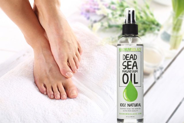 No time for a magnesium bath?
Spraying magnesium oil on your feet can help your body replenish its magnesium levels - no soaking required.
magnumsolace.com/shop